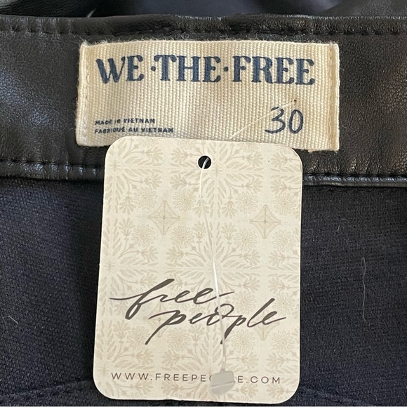 We The Free | Black Good Luck Vegan Barrel Trousers New - Picture 7 of 12